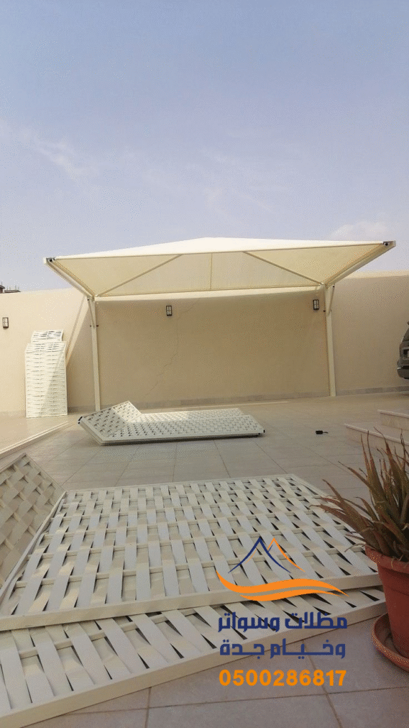 مظلات هرمية جدة تركيب مظلات بيوت فلل مدارس جده